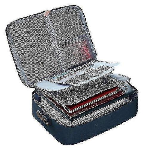 AURA Oxford Cloth Multi-Function Document Organizer: Passport & File Storage Bag