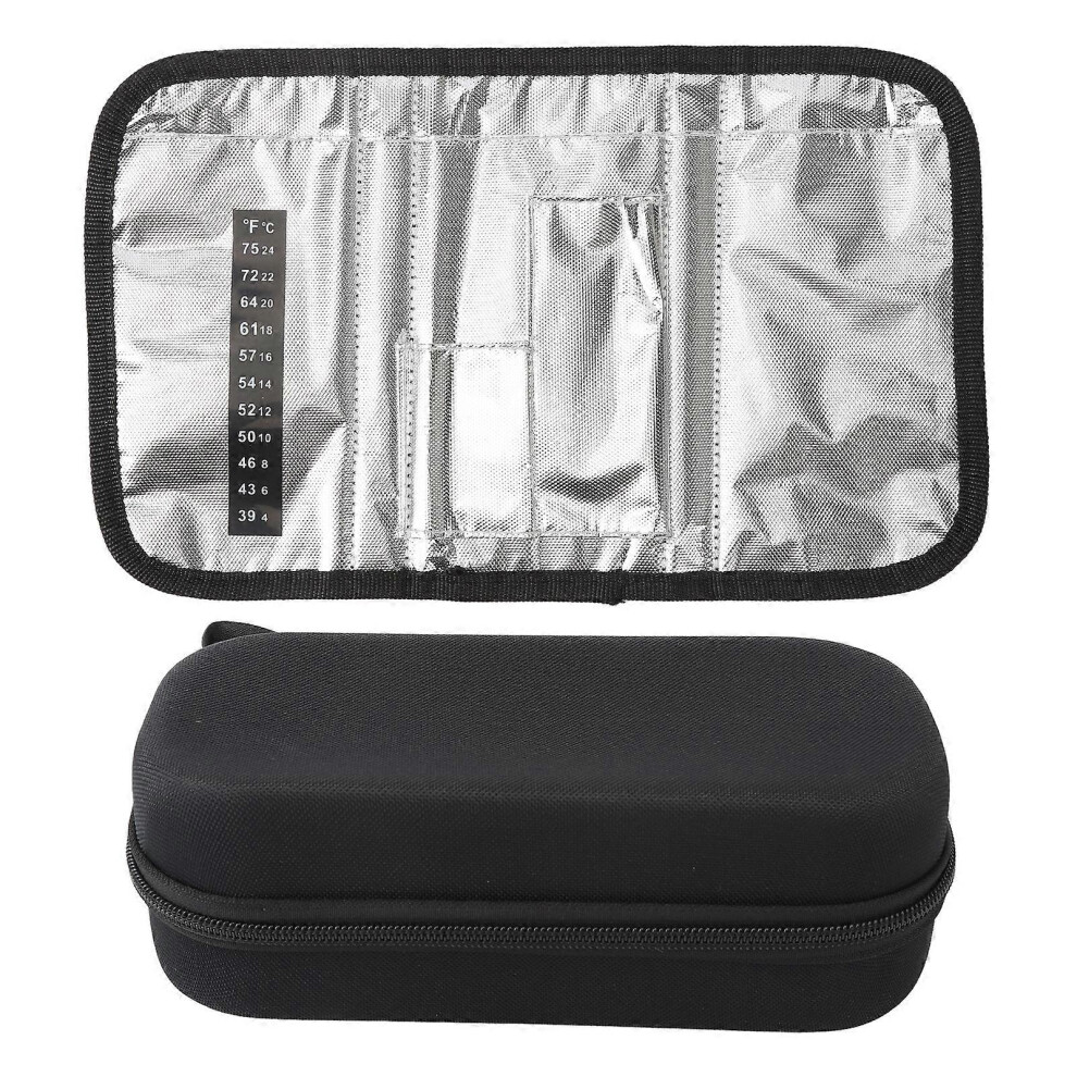 Wool Yarn Cosmetic Pouch Large Capacity Plaid Travel Toiletry Organizer