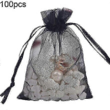 2025 100pcs Solid Color Yarn Drawstring Gift Bags Wedding Candy Favor Pouches