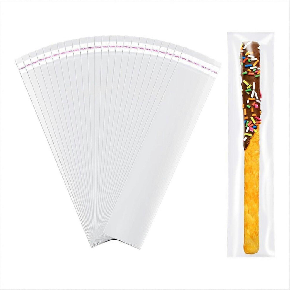 300Pcs 2X10 Inch Self-Sealing Pretzel Bags Individual 3774048313572