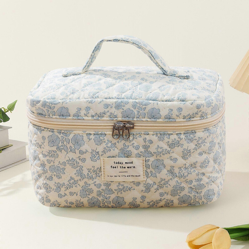 Handheld Floral Large Capacity Cosmetic & Storage Bag