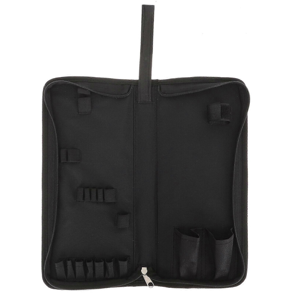 Black33x15cmpiano Tuning Tool Storage Bag 4Pcs Black Portable Organizer 3258302429761