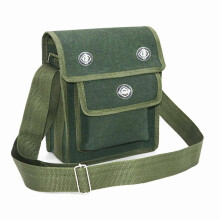 Heavy Duty Canvas Tool Bag Multi-Layer Organized Storage for Woodworkers & Electricians