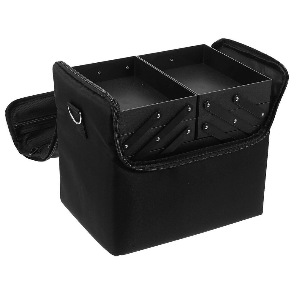 Travel Makeup Bag Multi-Layer Cosmetic Organizer Storage Case