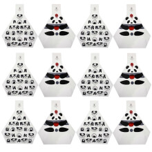 50 pezzi di involucri triangolari monouso per sushi, sacchetti di plastica assortiti per onigiri