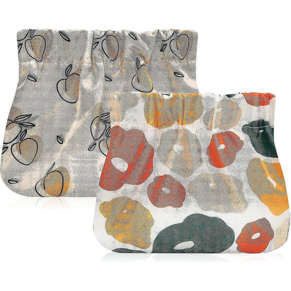 8 Transparent PVC Zipper Pouches Cosmetic Envelope Storage Bags