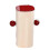 Automatic Lift Dustproof 4-Compartment Makeup Brush Organizer, Red Cosmetics Brush Holder 1