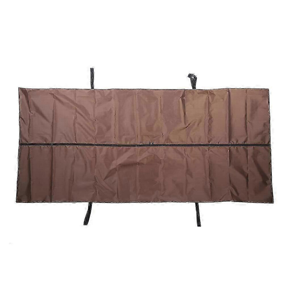 4-Pocket Heavy Duty Canvas Tool Roll Bag For Mechanics - Efficient Storage Organizer 7698697154095