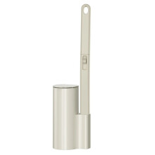 New-Style Wall-Mounted and Standing Dual-Use Disposable Toilet Brush Set Clean and Hygienic Without Dirtying Your Hands Only 1Beige Base