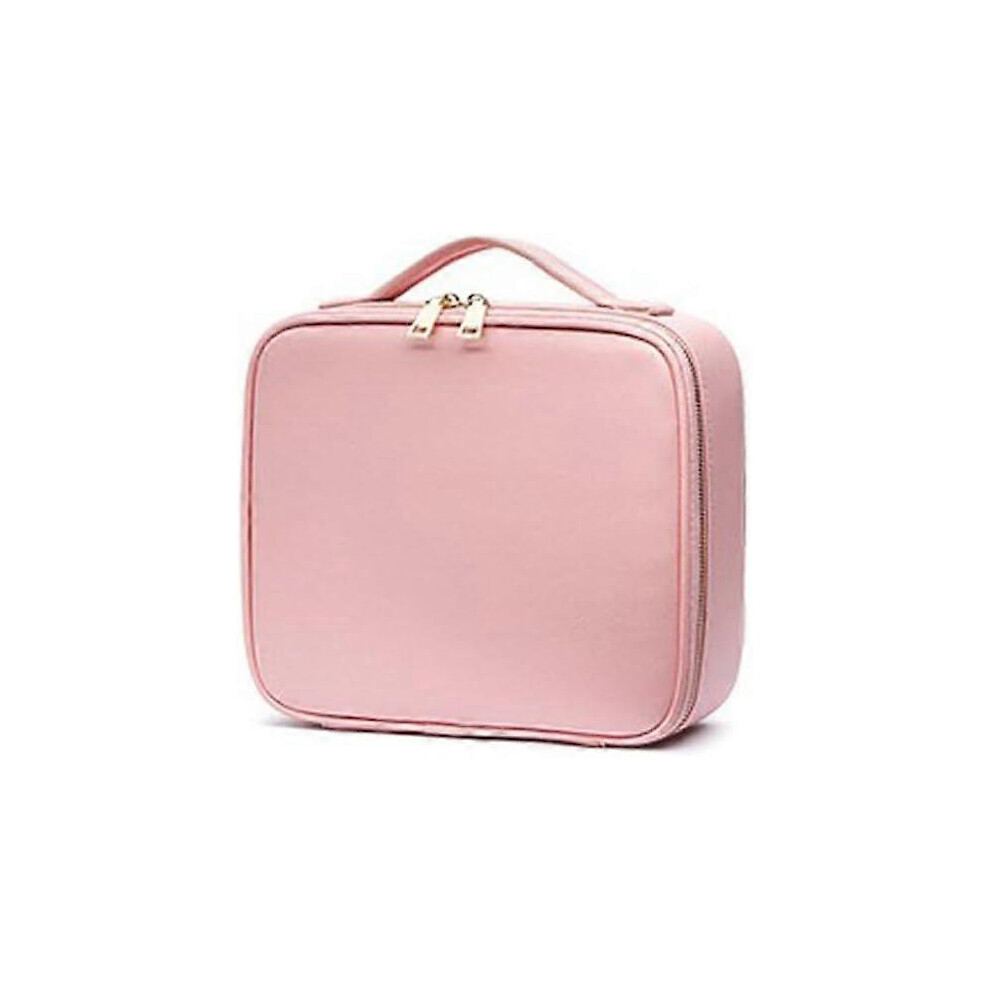 Professional PU Zipper Makeup Bag Toiletry Pouch Carrier Tool