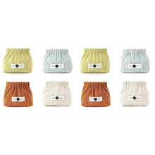 Organisateur de 8 élastiques à cheveux en velours côtelé, sac de rangement de voyage portable, pochette à rouge à lèvres