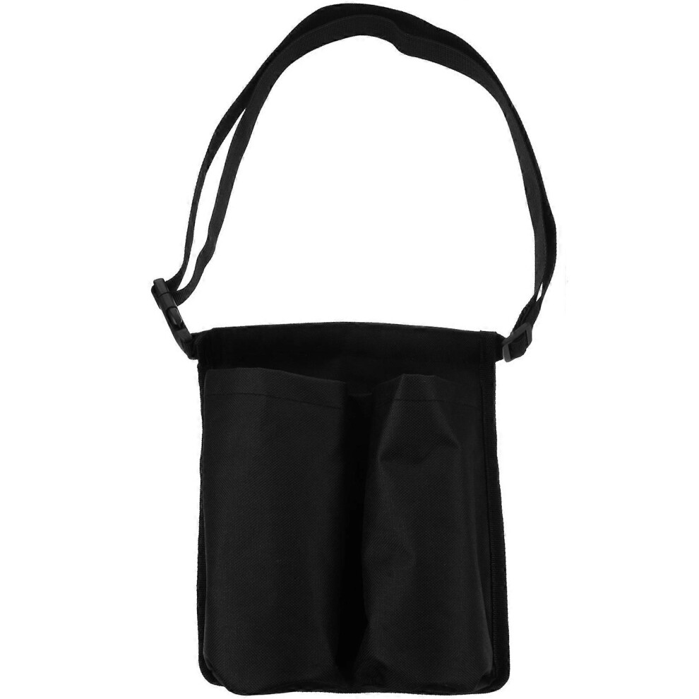 Massage Bottle Storage Bag, Black Oxford Cloth Double Holster Waist Pouch 7084686389782