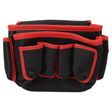 Mehrzweck-Werkzeuggürteltasche, Outdoor-Mehrfachtaschen-Organizer (Roter Rand)