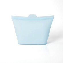 BlueReusable BPA-Free Silicone Food Storage Bags, Freezer Safe Set