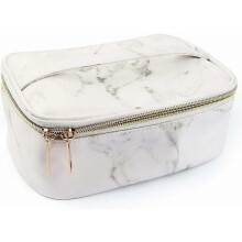 Kosmetiktasche aus Marmor für Damen, praktischer, multifunktionaler Reise-Make-up-Organizer