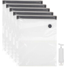Sacs de conservation sous vide transparents pour aliments (lot de 1) - Pochette de fermeture portable
