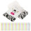 50 Sets Assorted Color Straw Bags for Adults 1