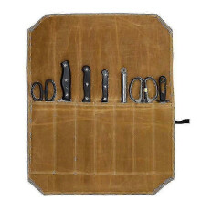 Professionelle Aufbewahrungstasche für Kochmesser, faltbare Messertasche aus gewachstem Canvas – das perfekte Geschenk