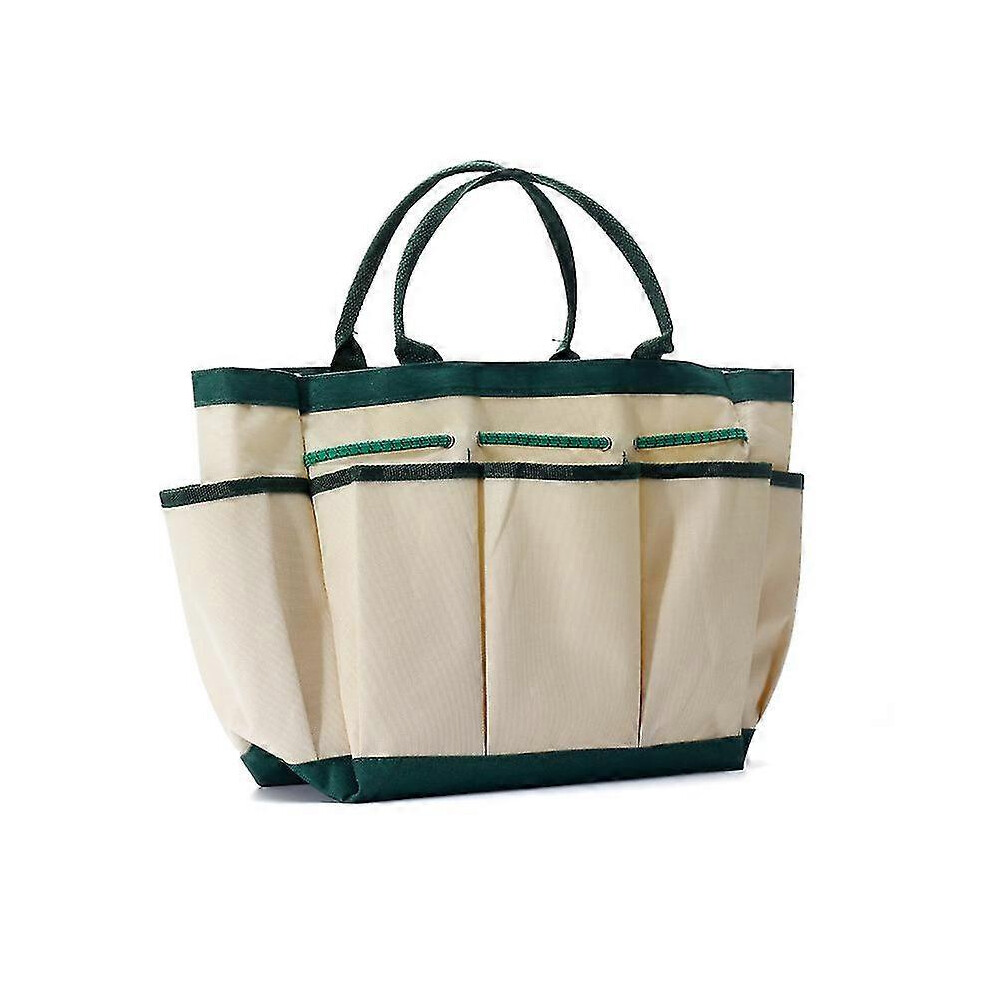 Garden Tool Organizer Bag 9 Pockets, Heavy Duty Indoor Outdoor Gardening Pouch 4103829224483