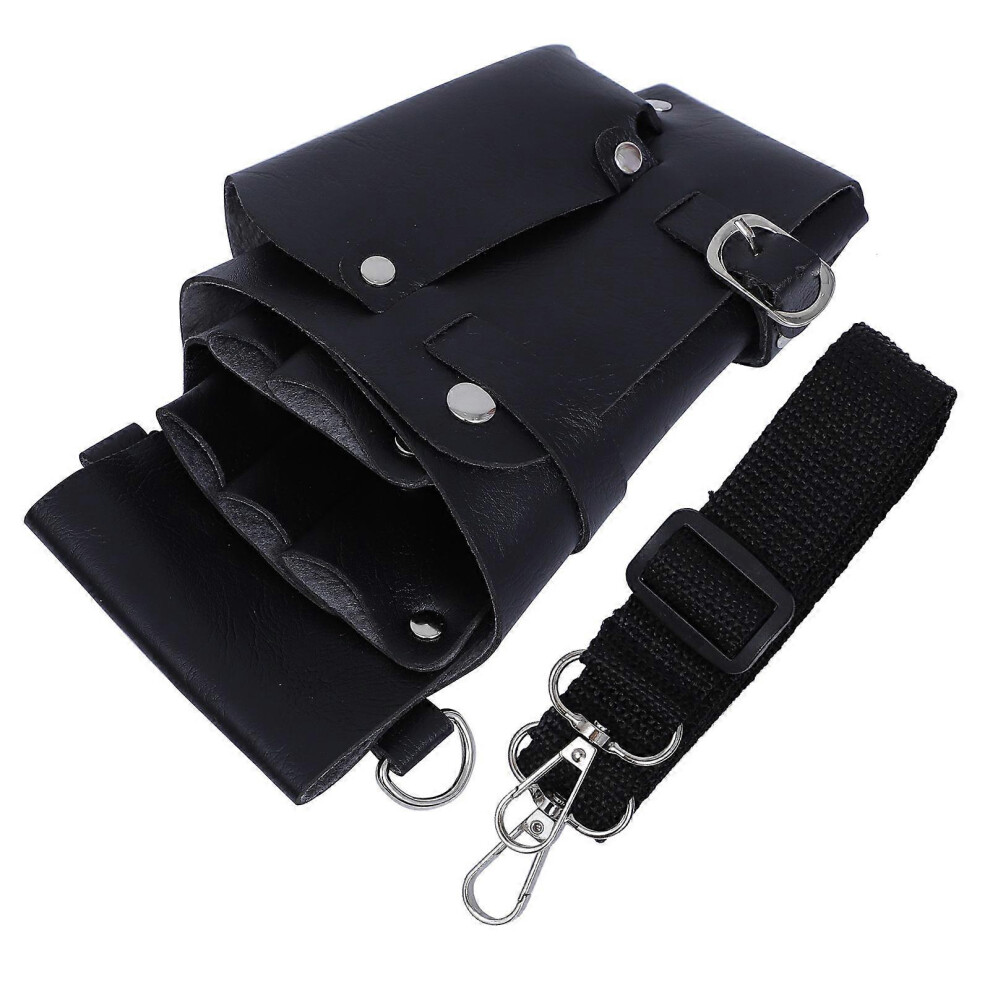 Barber Scissor Waist Pouch 1Pcs Black Hair Shears Storage Tool Bag 3161858378417