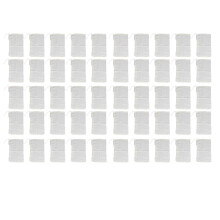 50 sacchetti in cotone con coulisse, 20x30 cm, riutilizzabili, in mussola, per conservare le spezie.