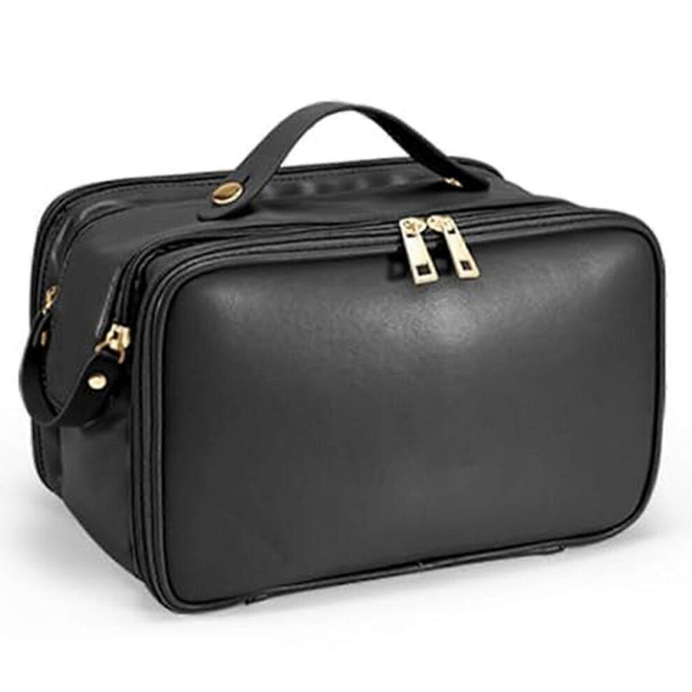 Optimized Travel Makeup Pouch - Large Capacity Cosmetic Organizer Bag