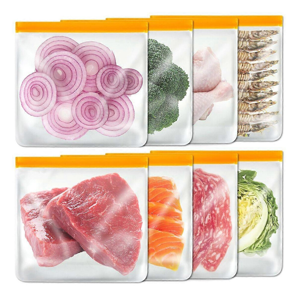 Reusable Sealed Food Storage Bags For Frozen Fruit, Vegetables & Home Use - Ziplock Style 6432836211932