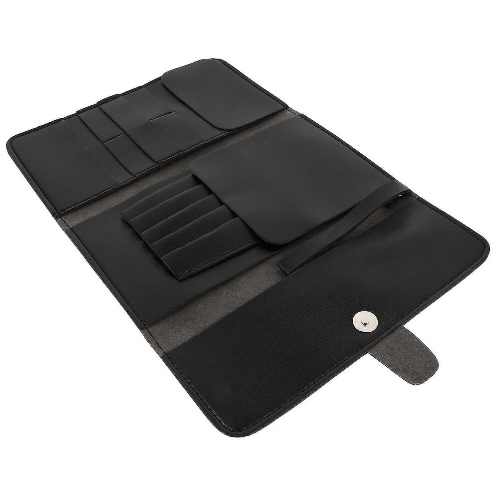 Black26x14.5cmlarge Black Hairdressing Tool Pouch 26X14.5cm Storage Bag 1Pack 8584502399203