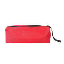 Bolsa de herramientas impermeable roja de 30x10 cm con 2 bolsillos metálicos resistentes.