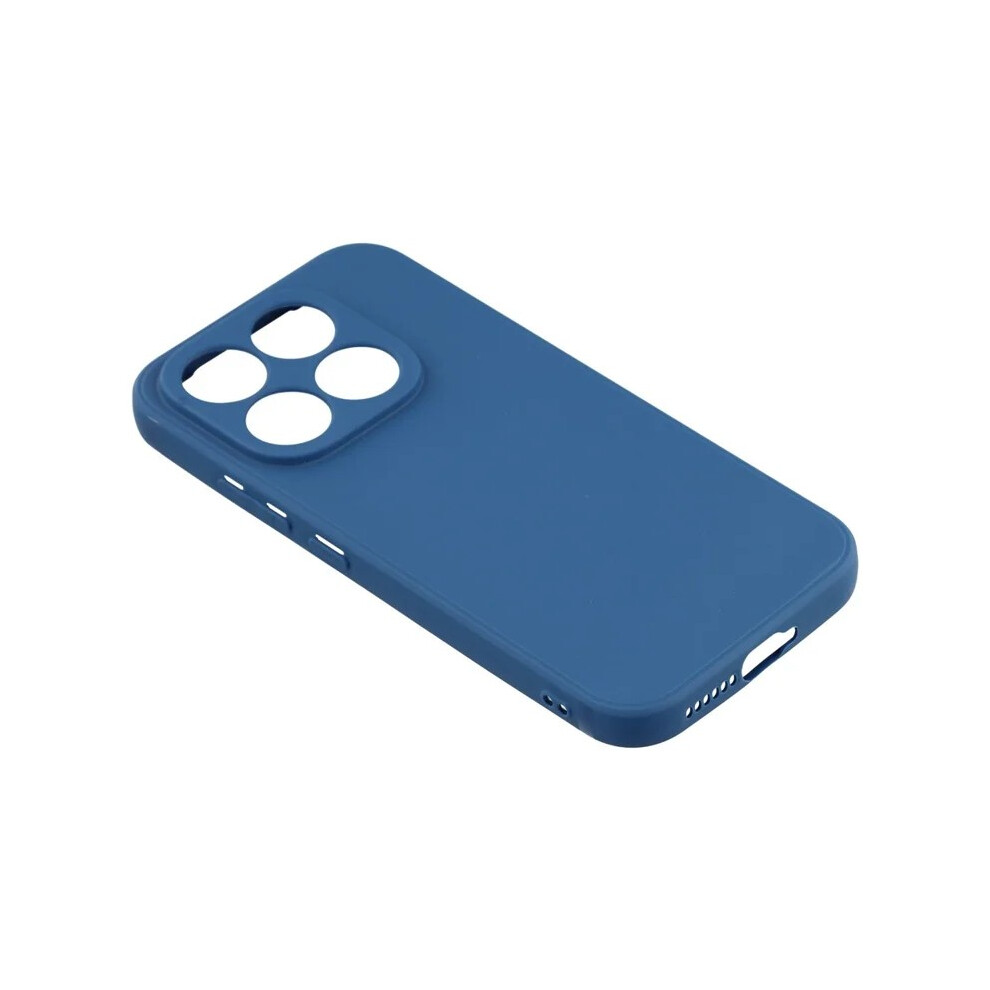(Sapphire) Wanlonfeng For Xiaomi 17 Case Zb Series Precise Cutouts Straight Edge Tpu Phone Cover With Tempered Glass Film Blue 6914291791131