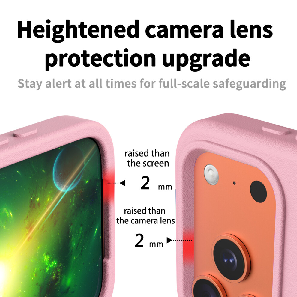 (Pink) For Iphone 17 Pro Case Shockproof Eva Phone Back Cover Pink 6914298869147