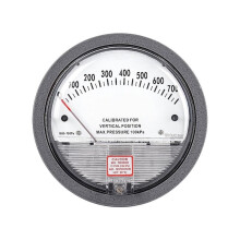 Analog Differential Pressure Gauge for Differential & Wind Pressure Measurement,0-750 Pa Scales,for Cleanrooms HVAC