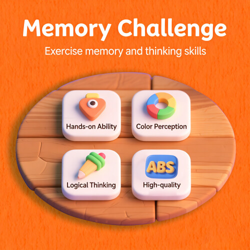 Color Matching Memory Game Toy Children Concentration Training Logical Skill Toy 1