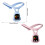 LED Display Pose Corrector For Spine Alignment And Sitting Position Improvement Pink 3