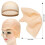 Breathable Bald Cap Featuring Extended Ears Bald Head Wig Cap For Comedy Shows Color 4