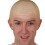 Breathable Bald Cap Featuring Extended Ears Bald Head Wig Cap For Comedy Shows Color 5