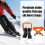4Pieces Practical Ski Binding Band Polyester Texture for Walking and Towing 5