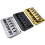 6 String Electric Guitar Bridge 10.5mm String Spacing Zinc Alloy Guitar Bridge Silver 9