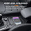 Type-C Car Wireless Charger Fast Charging Mat Pad For for iPhone Samsung (Black) 8