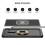 Type-C Car Wireless Charger Fast Charging Mat Pad For for iPhone Samsung (Black) 7