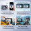 5K Action Camera 50MP WiFi 30M Waterproof with Dual Screen (Black) 5