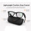 MT5 Ultra AI Smart Glasses 2000mAh Leather Charging Case (Black) 4