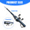 Stable Casting Fishing Rod Double Arm Wind Resistance Accurate Performances 3