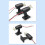 Pair Waterproof Boat Propeller Motors Plastic Compatible with Various Models 10
