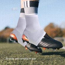 White Black Cleat Covers Protective Slip Resistance for Athletic Footwear in Foo