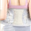 Comfortable fit Waist Support Featuring Double Structure Breathable Back Brace Gray L 5