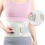 Comfortable fit Waist Support Featuring Double Structure Breathable Back Brace Gray L 6