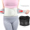 Comfortable fit Waist Support Featuring Double Structure Breathable Back Brace Gray L 7