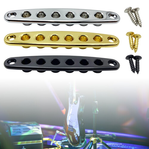 Iron Guitar Bridge String Guide for Stable Tuning and Extended Durability Gold 2