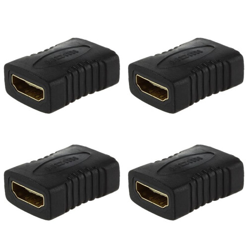 4X  F/F Female Gender Changer Adapter Coupler for Hdtv